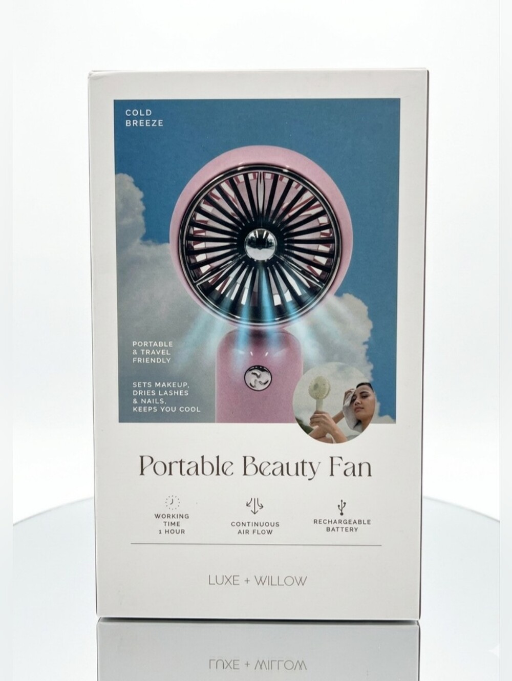 Pink Portable Beauty Fan